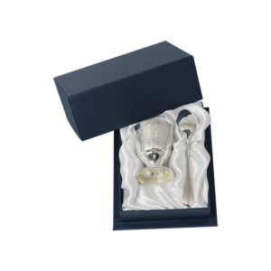 Coquetier métal argenté Les Indiens