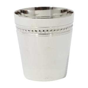 Rond de serviette métal argenté Villandry - Perles